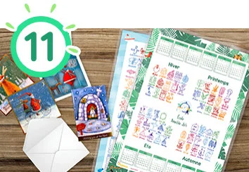 Organiser une vente de cartes de vœux et Calendrier pour financer des projets scolaires